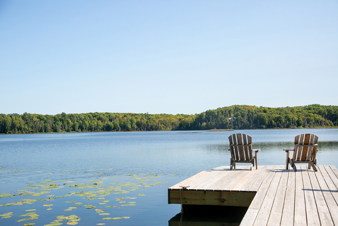 Rustic Lakefront Cabin in Presque Isle, WI | Shaw Building and Design